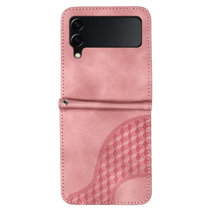 For Samsung Galaxy Z Flip3 5G Phone Case YX0060 Elephant Head Pattern Shockproof Cover