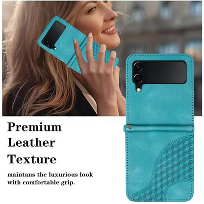 For Samsung Galaxy Z Flip3 5G Phone Case YX0060 Elephant Head Pattern Shockproof Cover