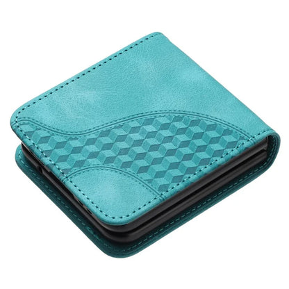 For Samsung Galaxy Z Flip3 5G Phone Case YX0060 Elephant Head Pattern Shockproof Cover