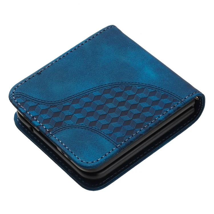 For Samsung Galaxy Z Flip3 5G Phone Case YX0060 Elephant Head Pattern Shockproof Cover