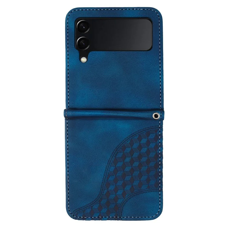 For Samsung Galaxy Z Flip3 5G Phone Case YX0060 Elephant Head Pattern Shockproof Cover