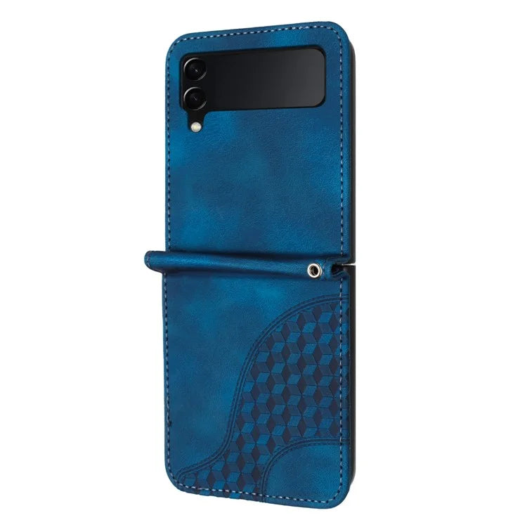 For Samsung Galaxy Z Flip3 5G Phone Case YX0060 Elephant Head Pattern Shockproof Cover