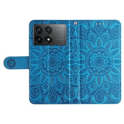 For Xiaomi Redmi K70E 5G / Poco X6 Pro 5G Case Wallet Imprinted PU Leather Phone Stand Cover