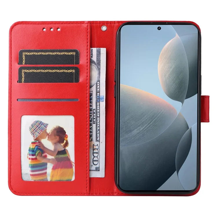 For Xiaomi Redmi K70E 5G / Poco X6 Pro 5G Case Wallet Imprinted PU Leather Phone Stand Cover