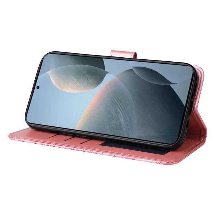 For Xiaomi Redmi K70E 5G / Poco X6 Pro 5G Case Wallet Imprinted PU Leather Phone Stand Cover