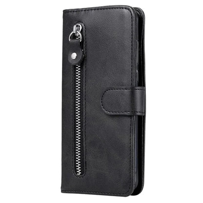 For Xiaomi Redmi K70E 5G / Poco X6 Pro 5G Magnetic Case PU Leather Zipper Pocket Phone Wallet Cover