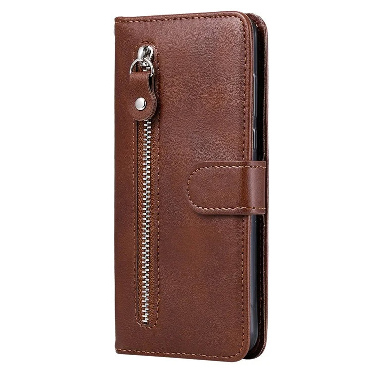 For Xiaomi Redmi K70E 5G / Poco X6 Pro 5G Magnetic Case PU Leather Zipper Pocket Phone Wallet Cover