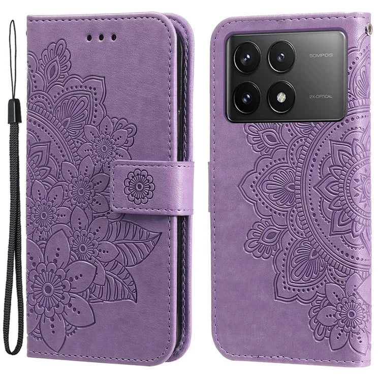 For Xiaomi Redmi K70 Pro 5G / K70 5G Flip Cover Wrist Strap PU Leather Phone Stand Case