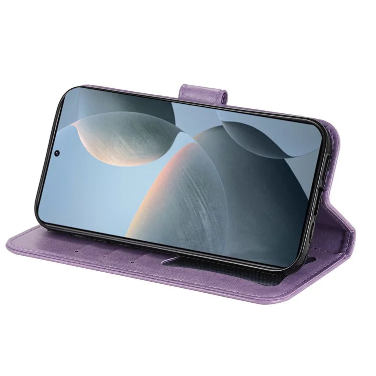 For Xiaomi Redmi K70 Pro 5G / K70 5G Flip Cover Wrist Strap PU Leather Phone Stand Case