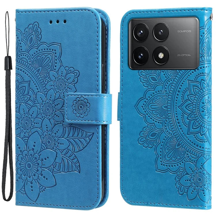 For Xiaomi Redmi K70 Pro 5G / K70 5G Flip Cover Wrist Strap PU Leather Phone Stand Case