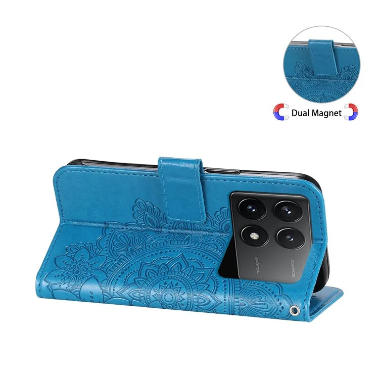 For Xiaomi Redmi K70 Pro 5G / K70 5G Flip Cover Wrist Strap PU Leather Phone Stand Case