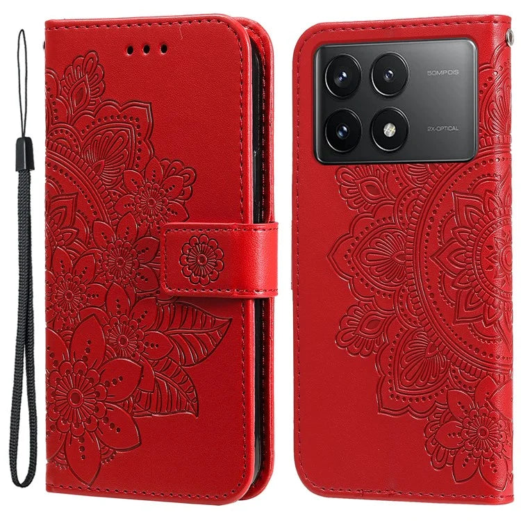 For Xiaomi Redmi K70 Pro 5G / K70 5G Flip Cover Wrist Strap PU Leather Phone Stand Case