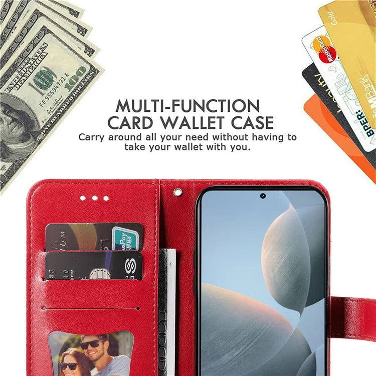 For Xiaomi Redmi K70 Pro 5G / K70 5G Flip Cover Wrist Strap PU Leather Phone Stand Case