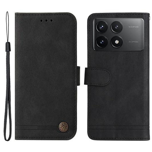 Leather Phone Case for Xiaomi Redmi K70 5G / K70 Pro 5G Wallet Magnetic Phone Cover