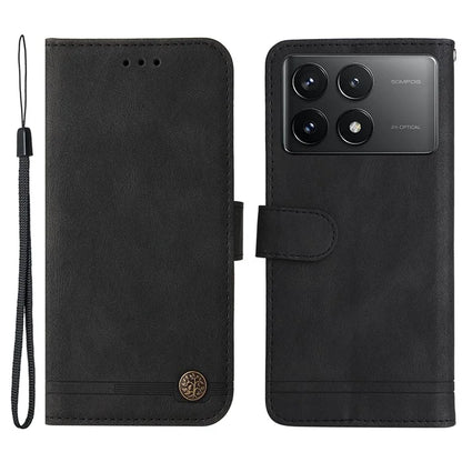 For Xiaomi Redmi K70E 5G / Poco X6 Pro 5G Case Skin-Touch Feeling Wallet Leather Cover Phone Shell