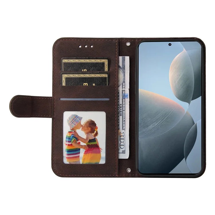 For Xiaomi Redmi K70E 5G / Poco X6 Pro 5G Case Skin-Touch Feeling Wallet Leather Cover Phone Shell