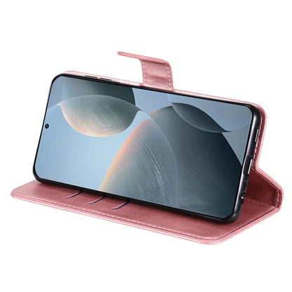 For Xiaomi Redmi K70 5G / K70 Pro 5G Case Calf Texture Anti-drop Card Holder Smartphone Cover