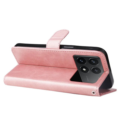 For Xiaomi Redmi K70 5G / K70 Pro 5G Case Calf Texture Anti-drop Card Holder Smartphone Cover