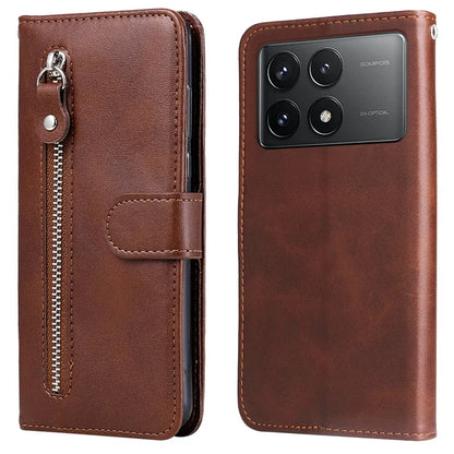 For Xiaomi Redmi K70 5G / K70 Pro 5G Case Calf Texture Anti-drop Card Holder Smartphone Cover