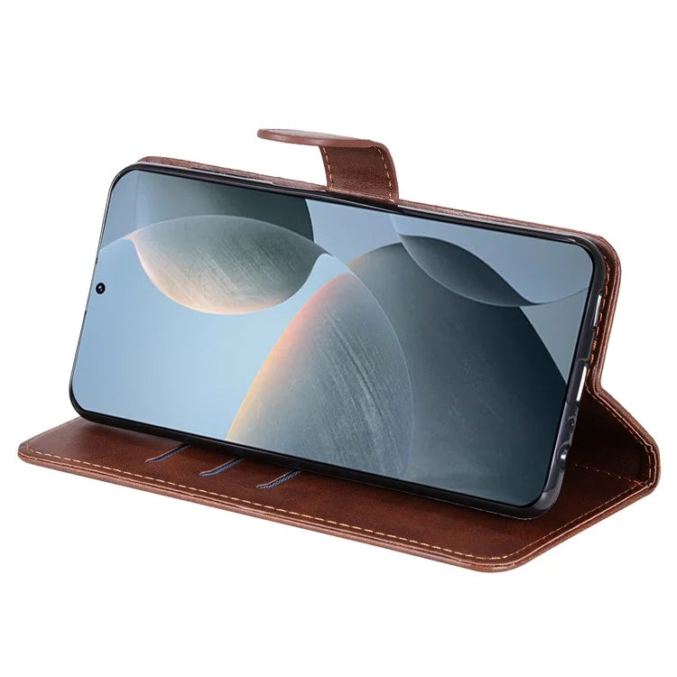 For Xiaomi Redmi K70 5G / K70 Pro 5G Case Calf Texture Anti-drop Card Holder Smartphone Cover