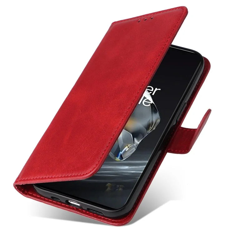 For OnePlus 12 5G Cell Phone Case Wrist Strap Leather Phone Cover Wallet with Stand