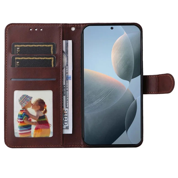 For Xiaomi Redmi K70 Pro 5G / K70 5G Case Leather Cover Wallet Stand Phone Shell with Strap