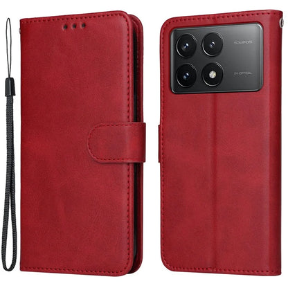 For Xiaomi Redmi K70 Pro 5G / K70 5G Case Leather Cover Wallet Stand Phone Shell with Strap