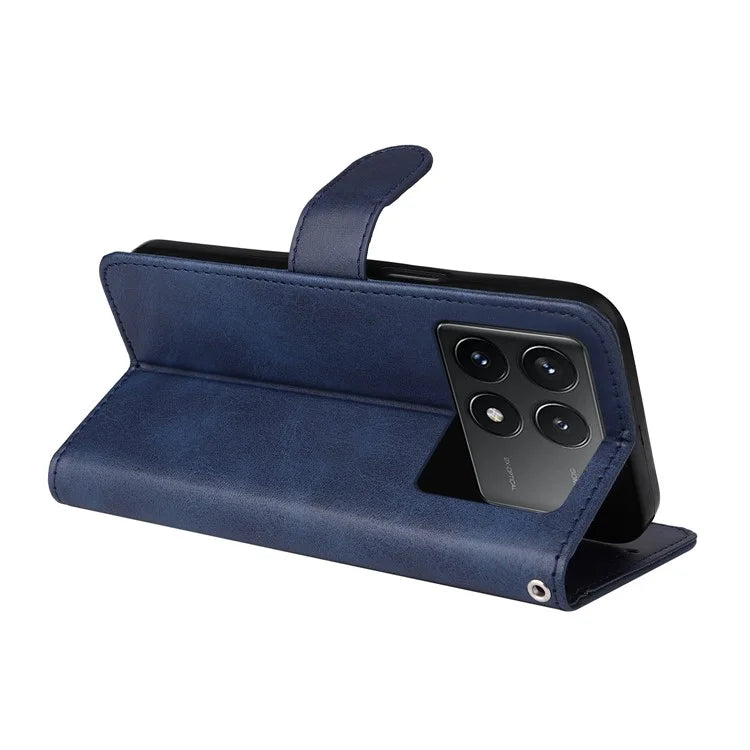 For Xiaomi Redmi K70 Pro 5G / K70 5G Case Leather Cover Wallet Stand Phone Shell with Strap