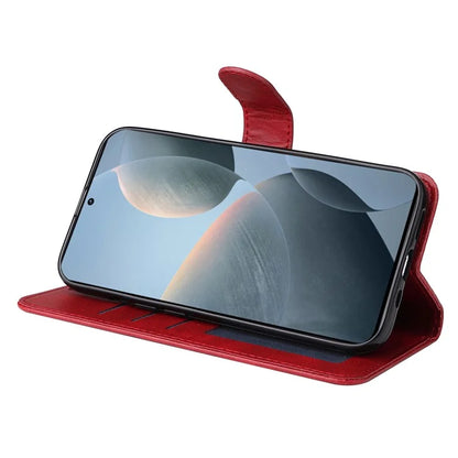 For Xiaomi Redmi K70E 5G / Poco X6 Pro 5G Wallet Phone Case Wrist Strap Leather Phone Cover with Stand