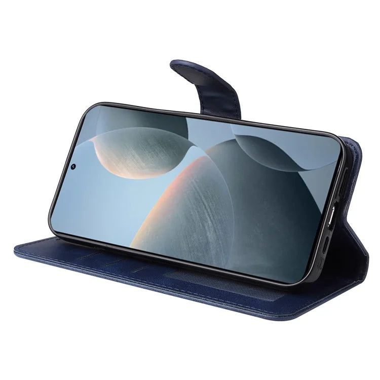 For Xiaomi Redmi K70E 5G / Poco X6 Pro 5G Wallet Phone Case Wrist Strap Leather Phone Cover with Stand
