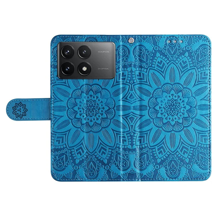 For Xiaomi Redmi K70 Pro 5G / K70 5G Case Stand Imprinted PU Leather Phone Cover Wallet