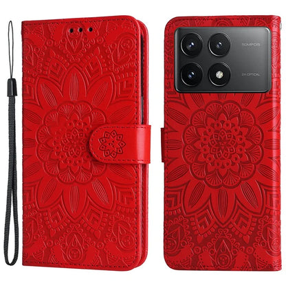For Xiaomi Redmi K70 Pro 5G / K70 5G Case Stand Imprinted PU Leather Phone Cover Wallet