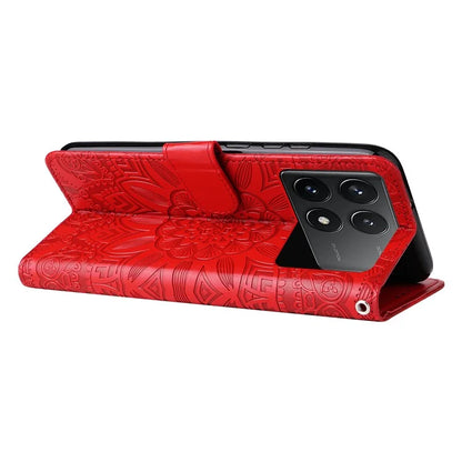 For Xiaomi Redmi K70 Pro 5G / K70 5G Case Stand Imprinted PU Leather Phone Cover Wallet