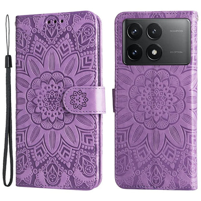 For Xiaomi Redmi K70 Pro 5G / K70 5G Case Stand Imprinted PU Leather Phone Cover Wallet