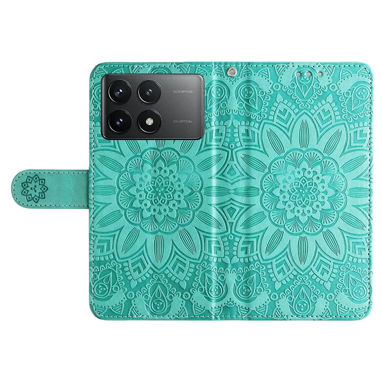 For Xiaomi Redmi K70 Pro 5G / K70 5G Case Stand Imprinted PU Leather Phone Cover Wallet