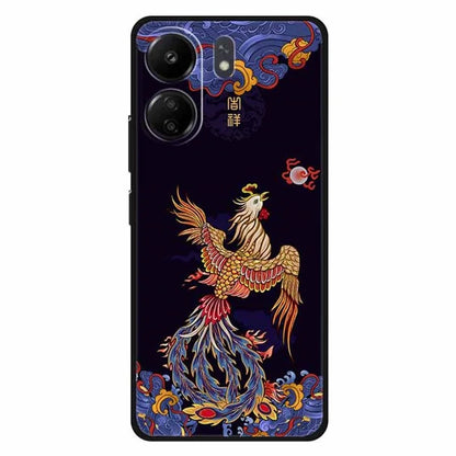 For Xiaomi Redmi 13C 4G / Poco C65 4G Phone Case Ethnic Pattern Printing TPU Cover