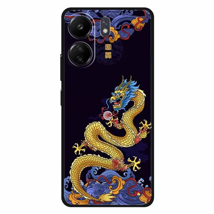 For Xiaomi Redmi 13C 4G / Poco C65 4G Phone Case Ethnic Pattern Printing TPU Cover