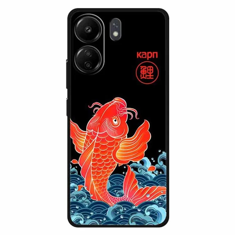 For Xiaomi Redmi 13C 4G / Poco C65 4G Phone Case Ethnic Pattern Printing TPU Cover