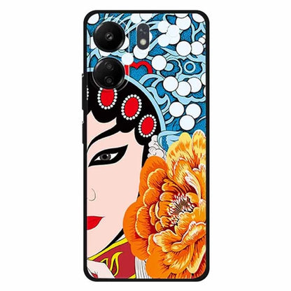 For Xiaomi Redmi 13C 4G / Poco C65 4G Phone Case Ethnic Pattern Printing TPU Cover