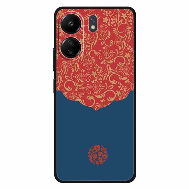 For Xiaomi Redmi 13C 4G / Poco C65 4G Phone Case Ethnic Pattern Printing TPU Cover