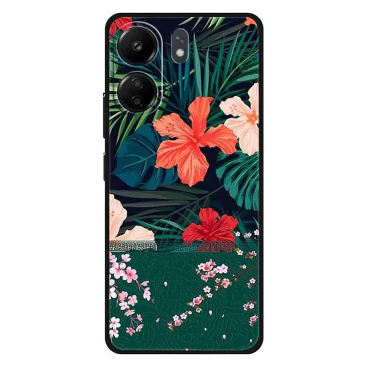 For Xiaomi Redmi 13C 4G / Poco C65 4G Phone Case Ethnic Pattern Printing TPU Cover