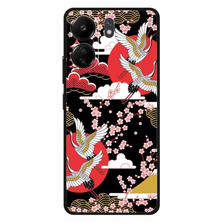 For Xiaomi Redmi 13C 4G / Poco C65 4G Phone Case Ethnic Pattern Printing TPU Cover