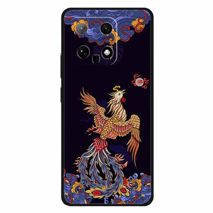 For Xiaomi 14 TPU Case Protective Phone Cover Ethnic Pattern Printing
