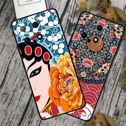 For Xiaomi 14 TPU Case Protective Phone Cover Ethnic Pattern Printing