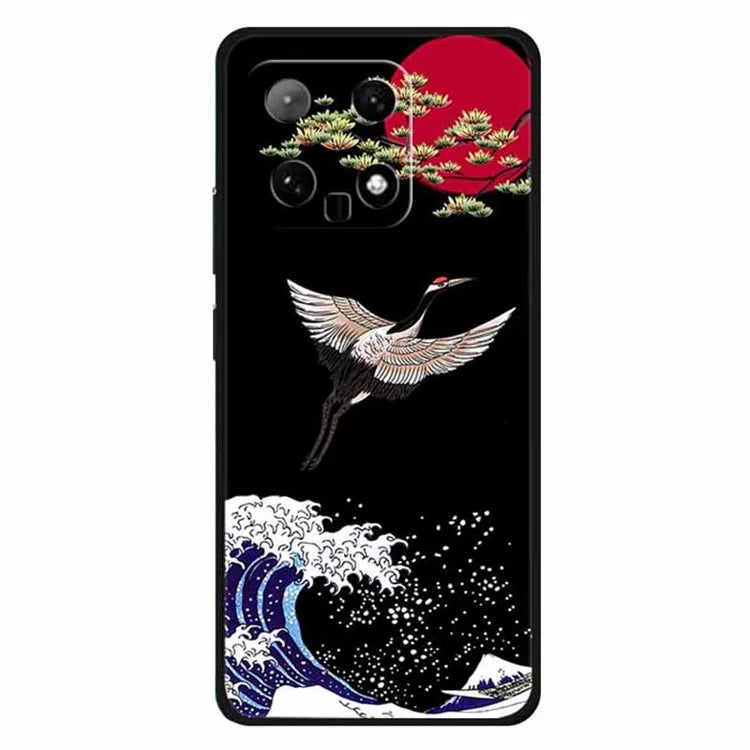 For Xiaomi 14 TPU Case Protective Phone Cover Ethnic Pattern Printing