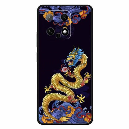 For Xiaomi 14 TPU Case Protective Phone Cover Ethnic Pattern Printing