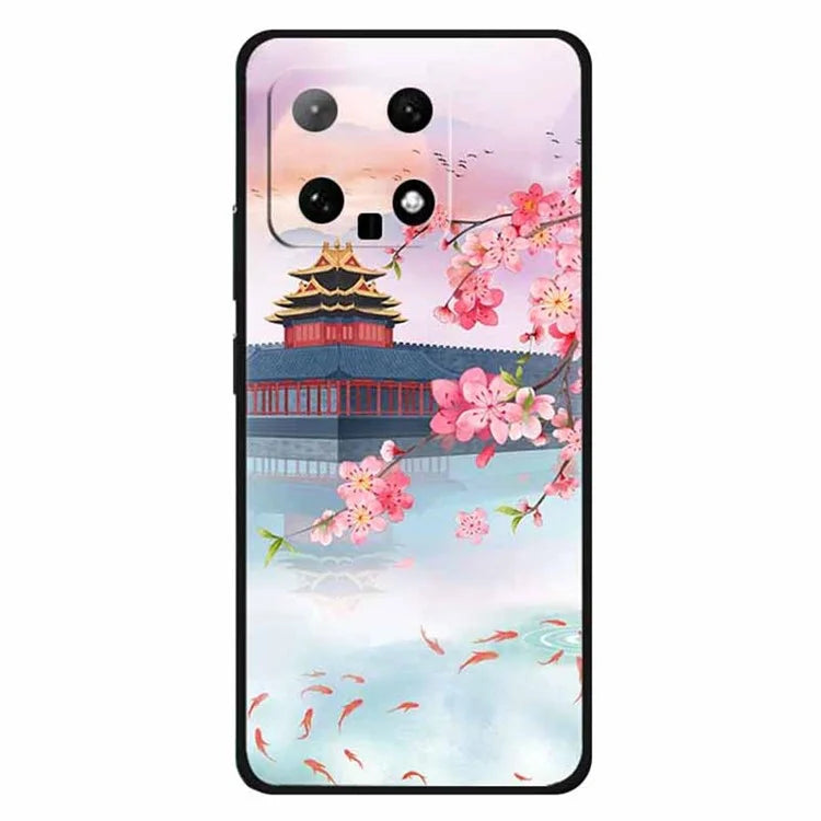 For Xiaomi 14 TPU Case Protective Phone Cover Ethnic Pattern Printing