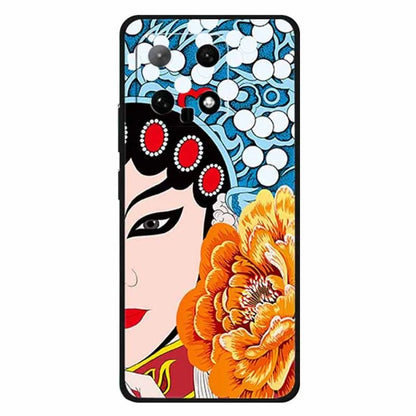 For Xiaomi 14 TPU Case Protective Phone Cover Ethnic Pattern Printing