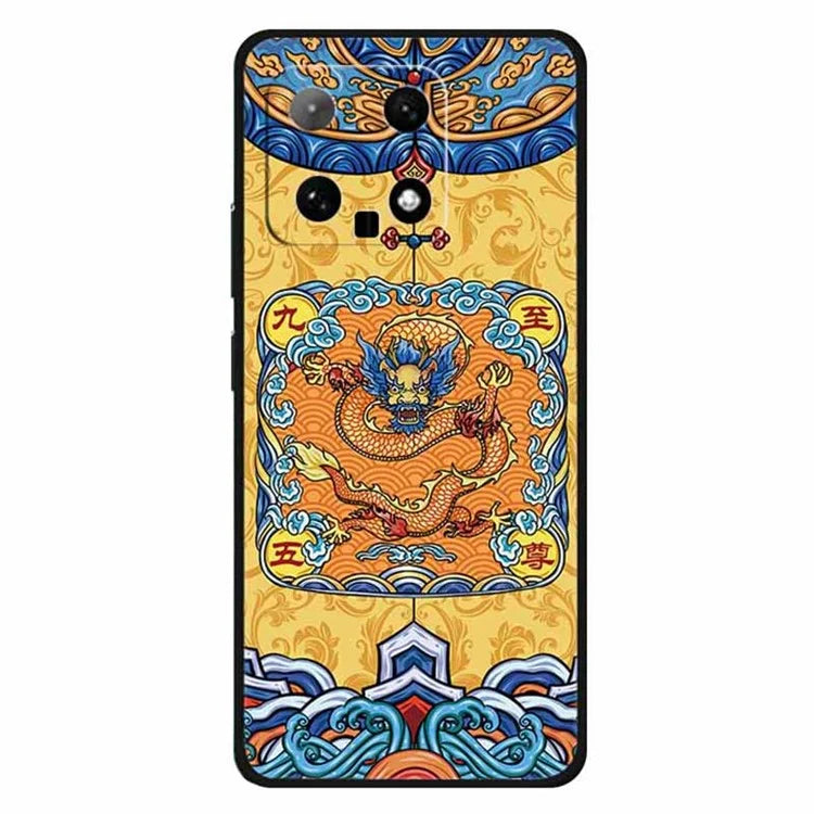 For Xiaomi 14 TPU Case Protective Phone Cover Ethnic Pattern Printing