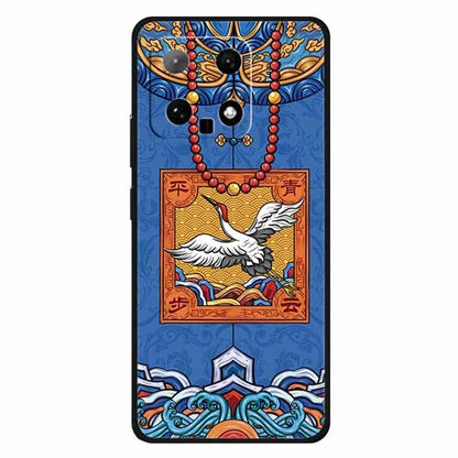 For Xiaomi 14 TPU Case Protective Phone Cover Ethnic Pattern Printing